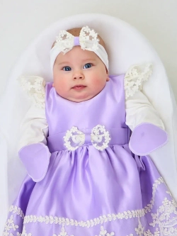 Конверт на выписку с платьем летний