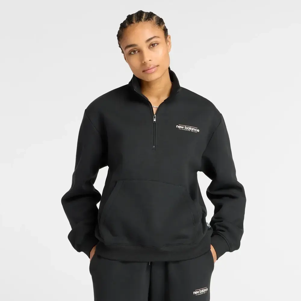 Женская толстовка New Balance WT53513BK - чёрная