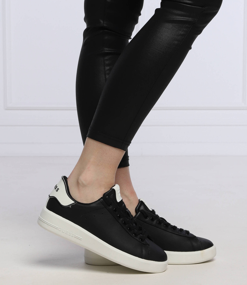 Кожаные кроссовки rockies Guess - черный(FL6RKE LEA12)