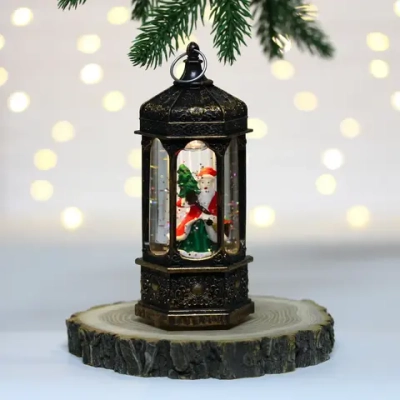 Сувенир с подсветкой «Сказочный мир - Дед Мороз» 6,4*14,5 см, Бронза (работает от батареек LR44*3)