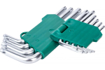 Набор ключей ВОЛАТ Torx T10-T50 9 предметов коротких 11025-09