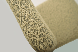 Чехол на стул без оборки Жаккард, цвет Бежевый, Набор 2 шт.