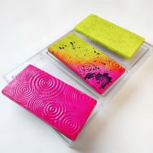 772 | Форма для шоколадных плиток "Капли дождя" (275*175 мм)