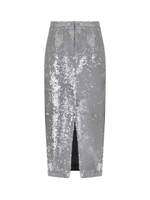 Юбка миди из пайеток