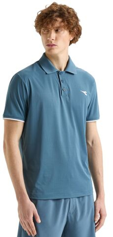 Теннисное поло Diadora Short Sleeve Polo Icon - oceanview