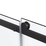 Душевой уголок Como Soft VSR-1CS8015CLB, 1500*800, черный, стекло прозрачное, , шт