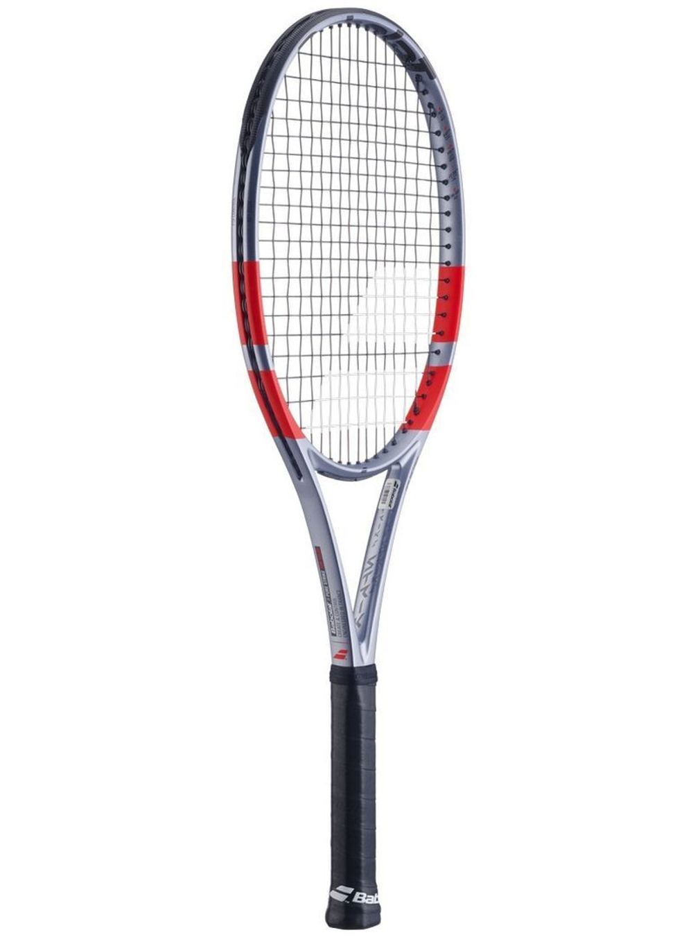Теннисная ракетка Babolat Pure Strike 100 16/20 4-gen - grey/fluo strike + струны