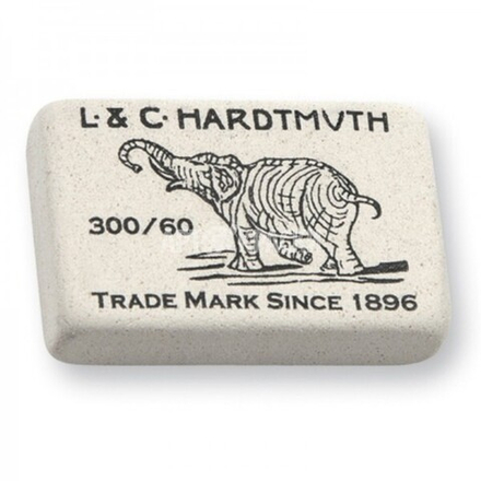 Ластик мягкий "KOH-I-NOOR" 300/60 для чернографитных карандашей 60 шт/уп, картон