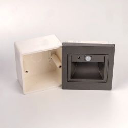 Citilux Скалли CLD005KS1 Встраиваемый светильник с датчиком движения Графит