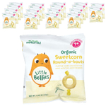 Little Bellies, Органические круглые таблетки, для детей от 7 месяцев, сладкая кукуруза, 18 пакетиков по 12 г (0,42 унции)