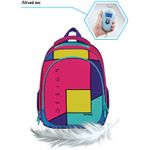 Ранец Berlingo Expert Light Pink blocks 38х28х15с 3 отд., с анатомической спинкой