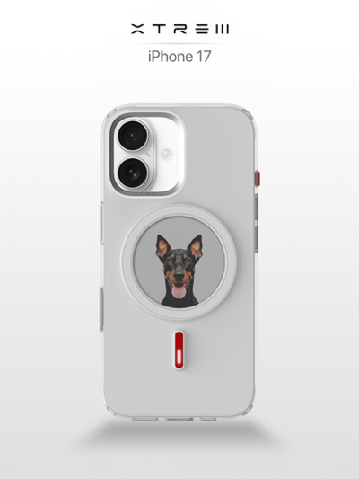 XTREM Чехол для Apple iPhone 17 с экраном на задней панели, белый