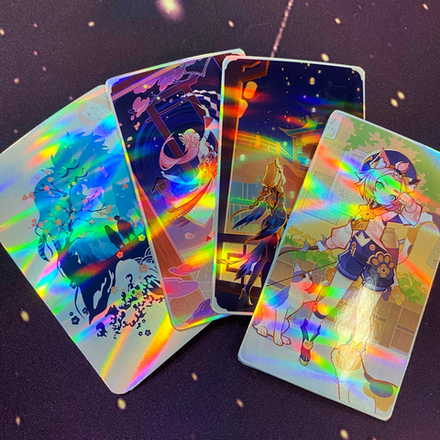 Голографическая карточка (со своим принтом)