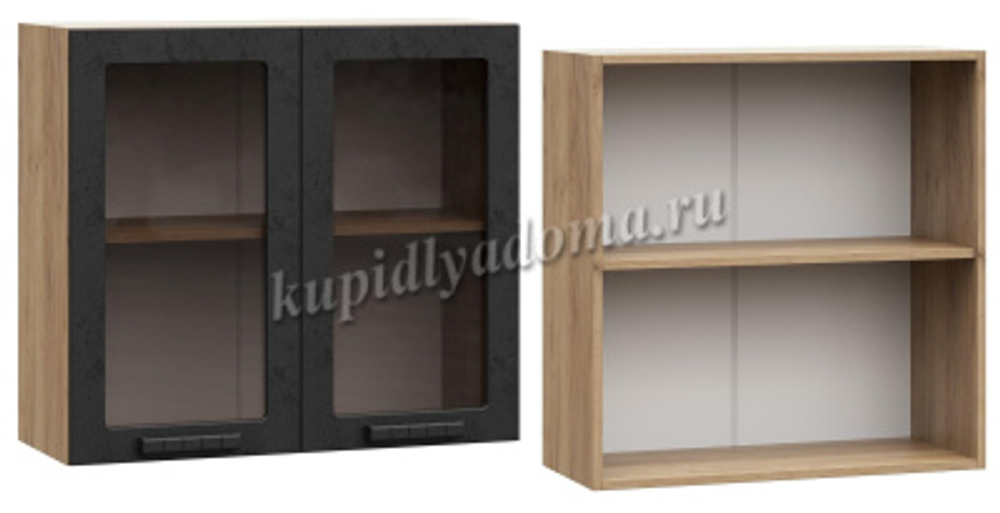 Модена ШН3Я 400 фасад Дуб кофе/корпус белый