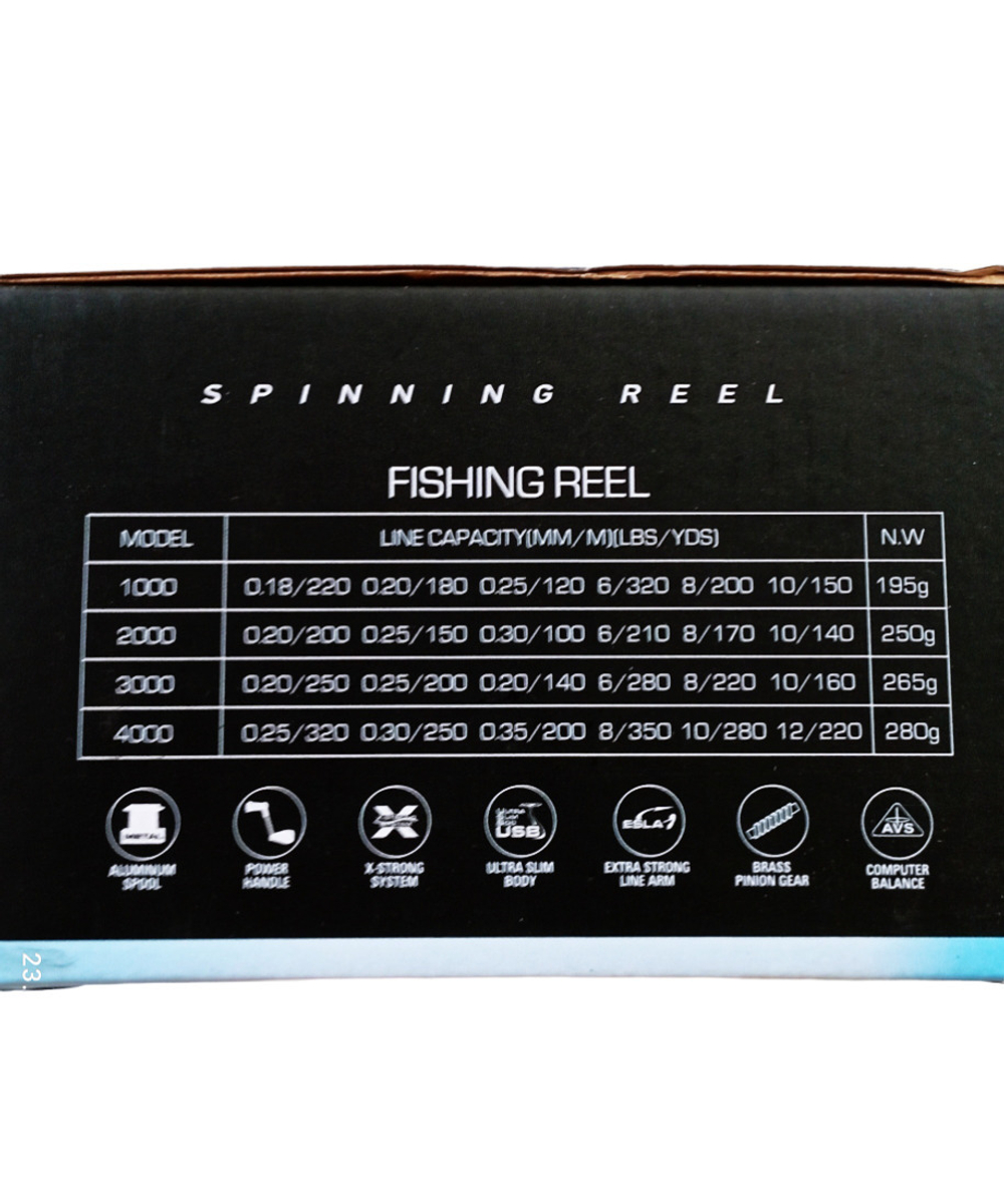 Катушка безинерционная EXCITE 4000 JIN TAI 8 подшипников