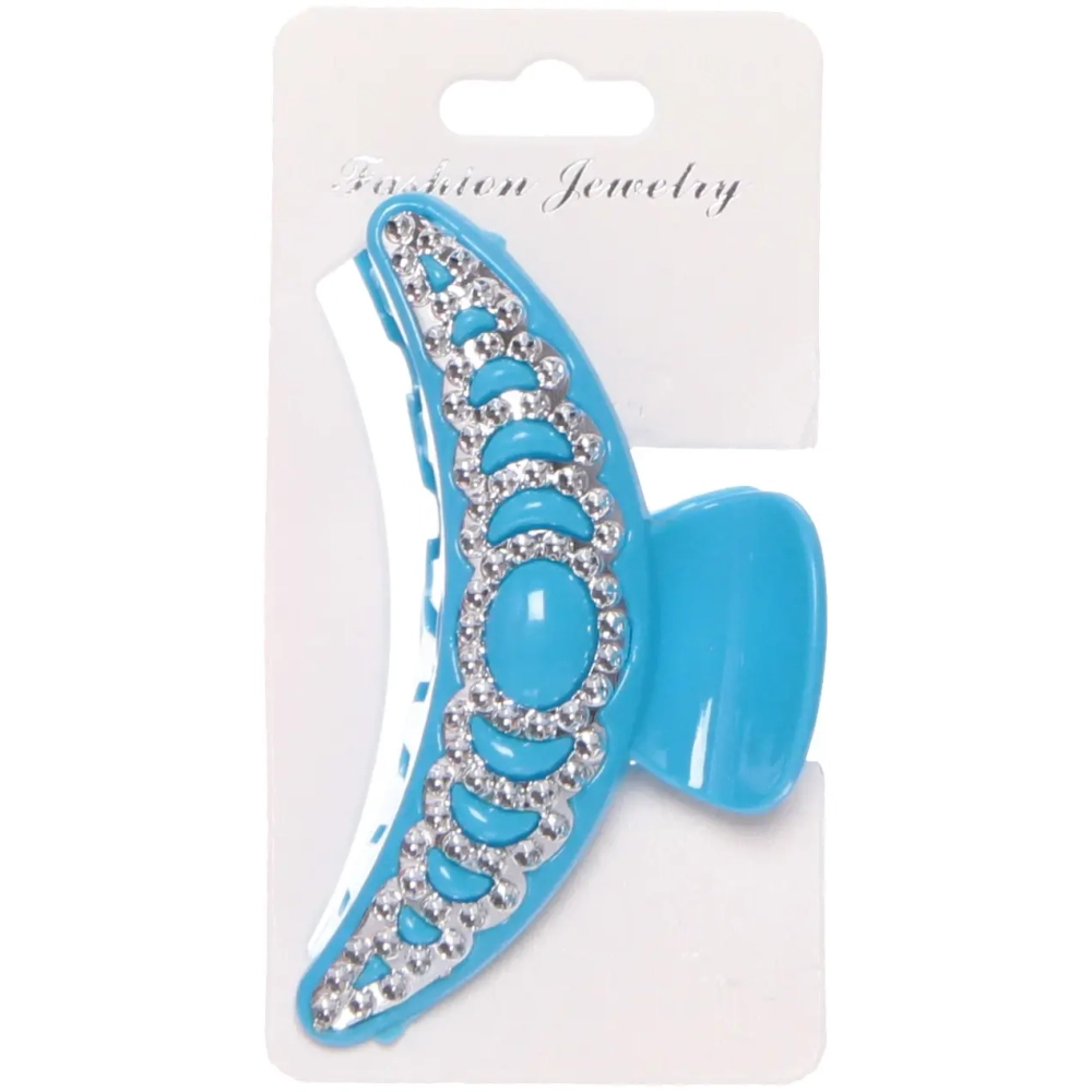 Заколка-краб для волос на блистере «Emily Collection - Lily», микс 6 цветов, 7,5см