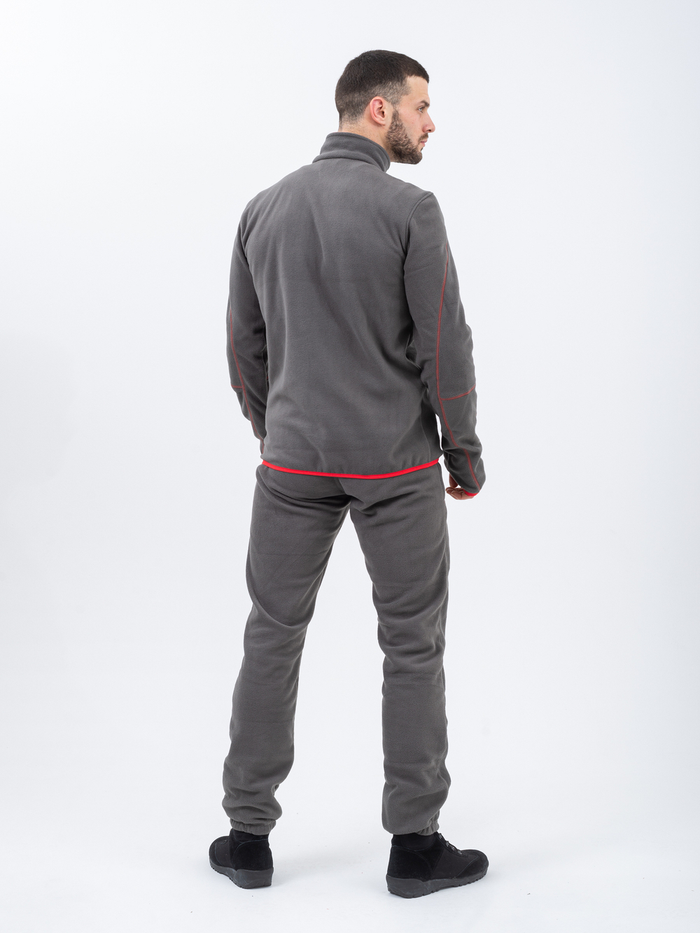 Демисезонный мужской костюм Triton Gear Rich Рич (Флис) Серый