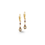 Серьги Coeur de Lion Brown-Gold 4349/20-1116