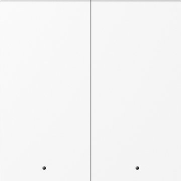 Клавиша 2-я с подсветкой,  глянцевый белый,  серия A07