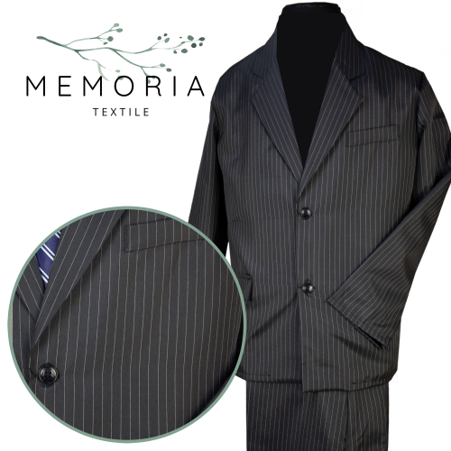 Костюм мужской без подкладки габардин в полоску