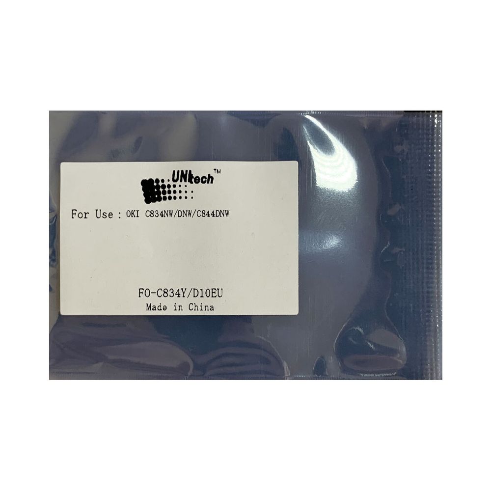 Чип для картриджа 46861321 OKI C834/C844 (10K) yellow UNItech(Apex)