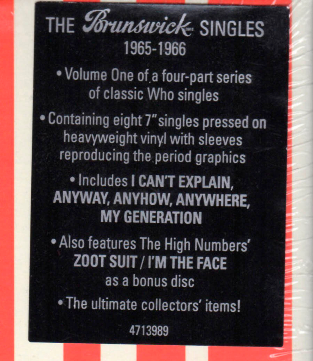 The Who / The Brunswick Singles 1965-1966 (8x7" Vinyl Single)