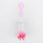 2300099 Ёршик для бутылочек с губкой, цвета МИКС