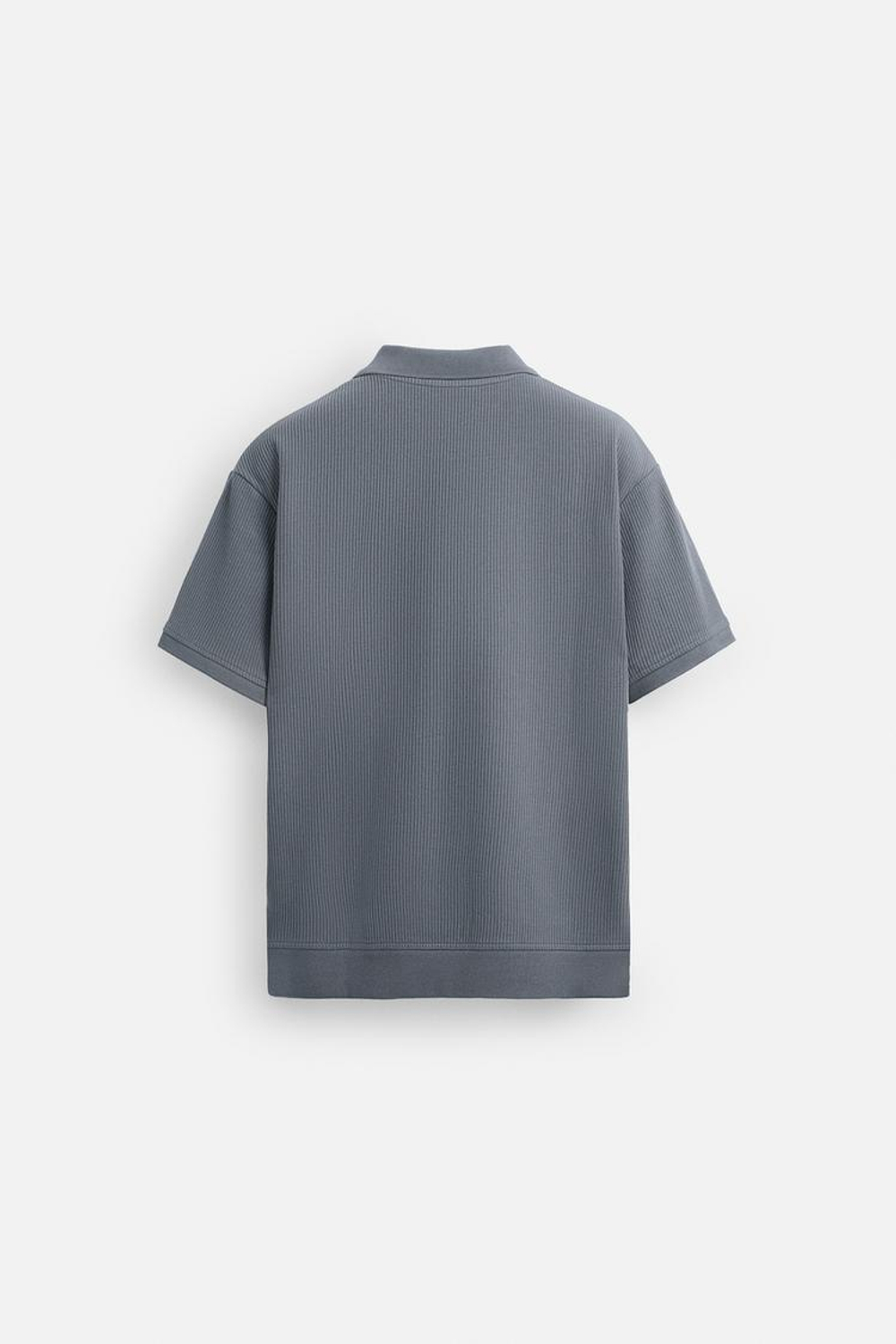 ZARA ПОЛО, ВЫЦВЕТШИЙ СИНИЙ