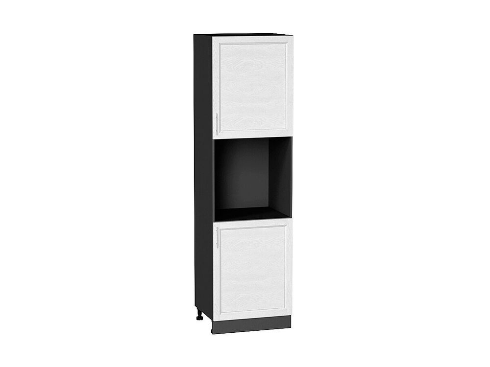 Шкаф пенал с 2-мя дверцами под технику Сканди