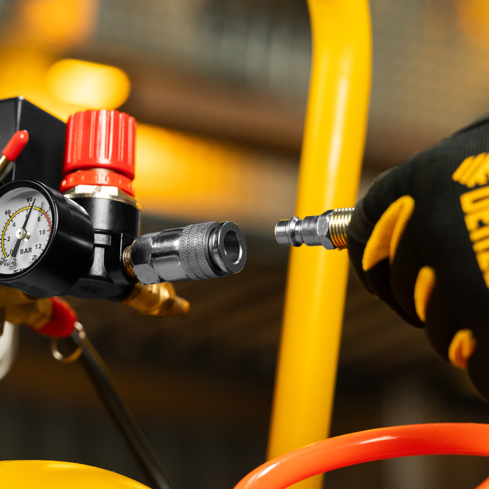 Компрессор безмасл. малошумный DLP -3000/50, 3 кВт, 2х1,5 кВт,50 л, 2850 об/мин,500 л/мин Denzel