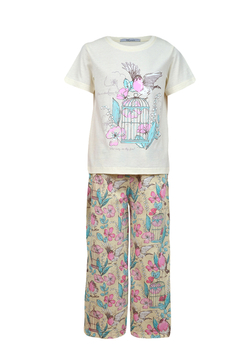 7-36-5 пижама для девочки Лунева
