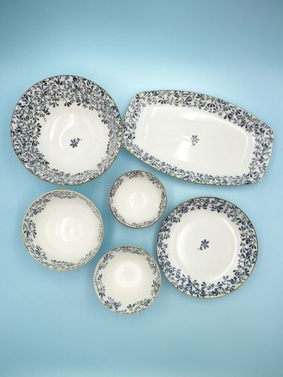 Пиала 11х6 см. "Япония" синий декор