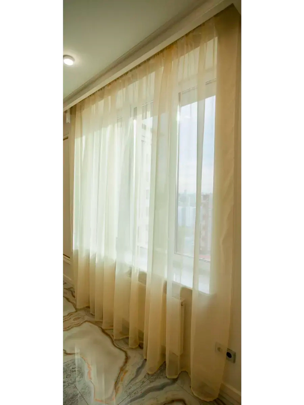 Тюль вуаль 240 х 150см 2шт