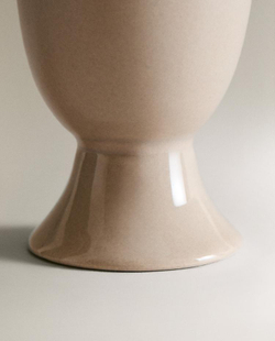 ZARA HOME КЕРАМИЧЕСКАЯ ПОДСТАВКА ДЛЯ ЯИЦ, БЕЖЕВЫЙ