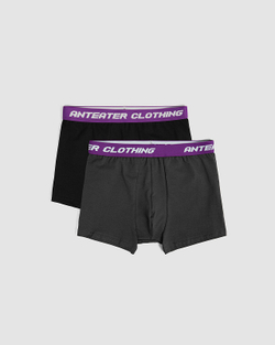 Трусы ANTEATER Boxers-black-grey