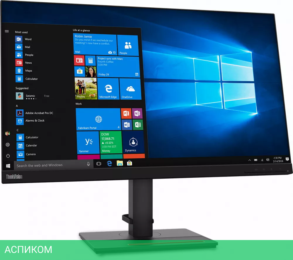 Монитор Lenovo ThinkVision T27q-20 (61EDGAT2EU)