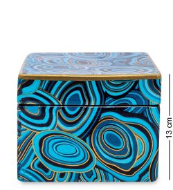 IG-110 Шкатулка для украшений «Голубой малахит» (набор из 2 шт.)