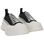 Alexander McQueen Tread Slick Lace Up "Black White"