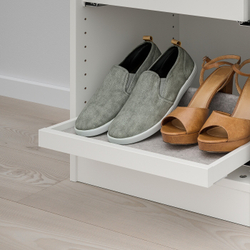 IKEA KOMPLEMENT  (ИКЕА КОМПЛЕМЕНТ)  -  Выдвижной поднос, белый, 50x35 см