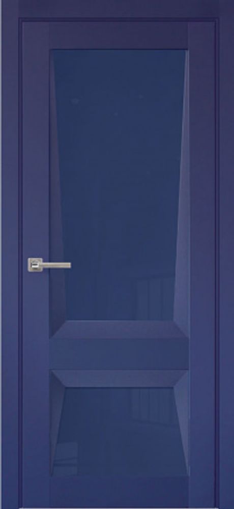 Межкомнатные двери Uberture Perfecto, ПДО 101, Barhat blue