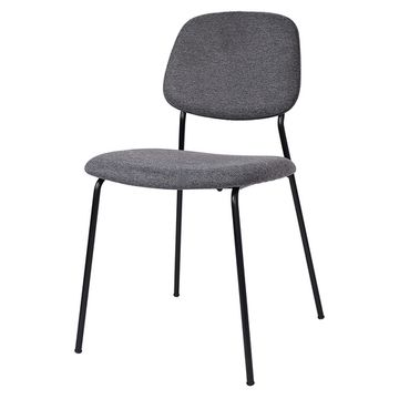 Стул tilla, рогожка, дымчато-серый