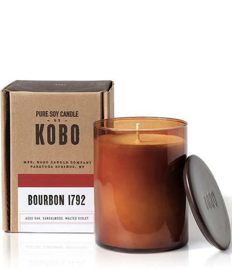 Bourbon 1792, свеча Woodblock, Kobo Candles