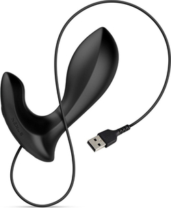 Черная анальная вибровтулка Nexus Duo Plug Medium