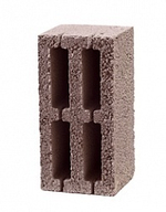 Блок стеновой КЕРАМЗИТОБЕТОННЫЙ 390х190х190 облегченный