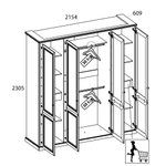 TOSCANA NEW, Ящик 46. Цвет ПЕРСИДСКИЙ ЖЕМЧУГ