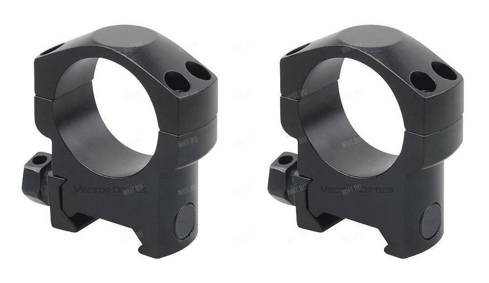 Кольца VECTOR Mark Medium на базу Picatinny, ø30 мм (4 винта), BH=11,0 мм