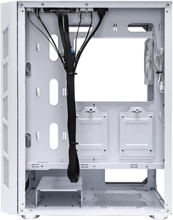 Корпус для компьютера 1STPLAYER FIREBASE XP White / ATX / 4x120mm LED fans / XP-WH-4F1-W