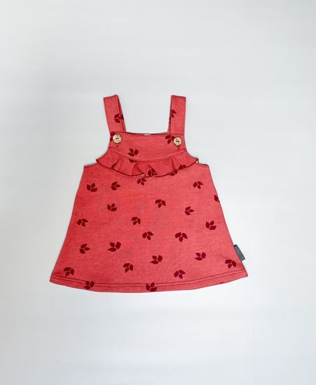 Сарафан из футера, Терракотовый