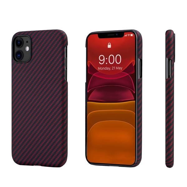 Чехол Pitaka MagEZ Case для Apple iPhone 11 (Black/Red Twill)