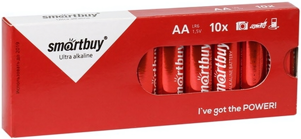 Элемент питания Smartbuy LR6 Box/10 (комплект 10 шт)